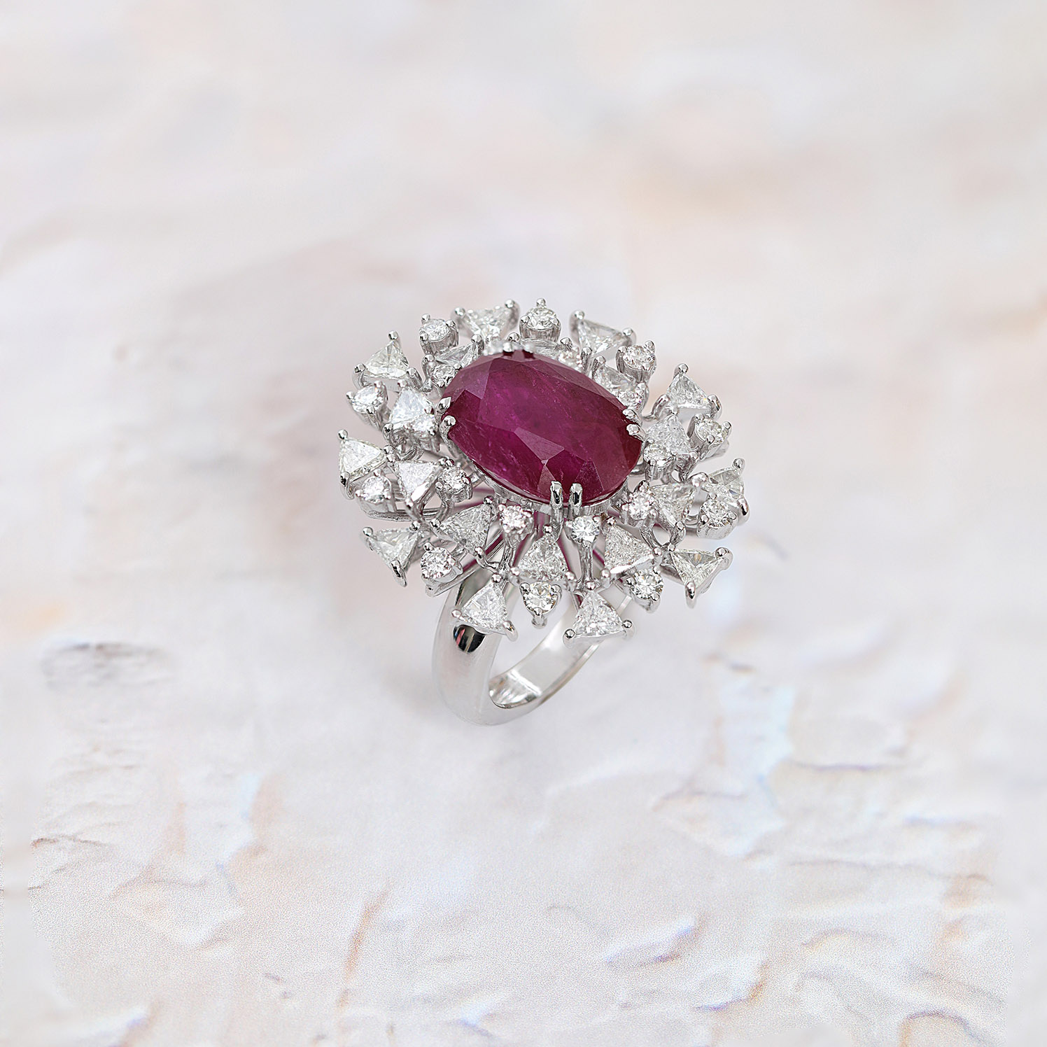 Rose Gold Ruby Ring | Corinne | Braverman Jewelry
