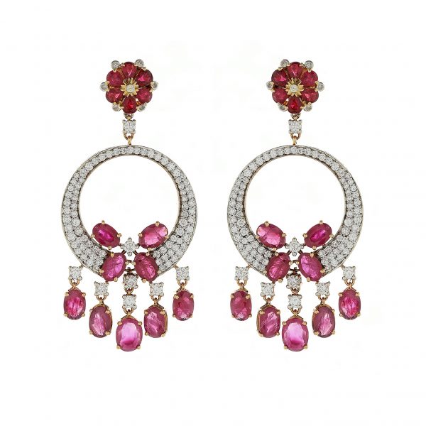 Sheetal Diamonds Real Diamonds Baguette & Round Diamond Stud Earrings, 10Kt  at Rs 24518/pair in Mumbai