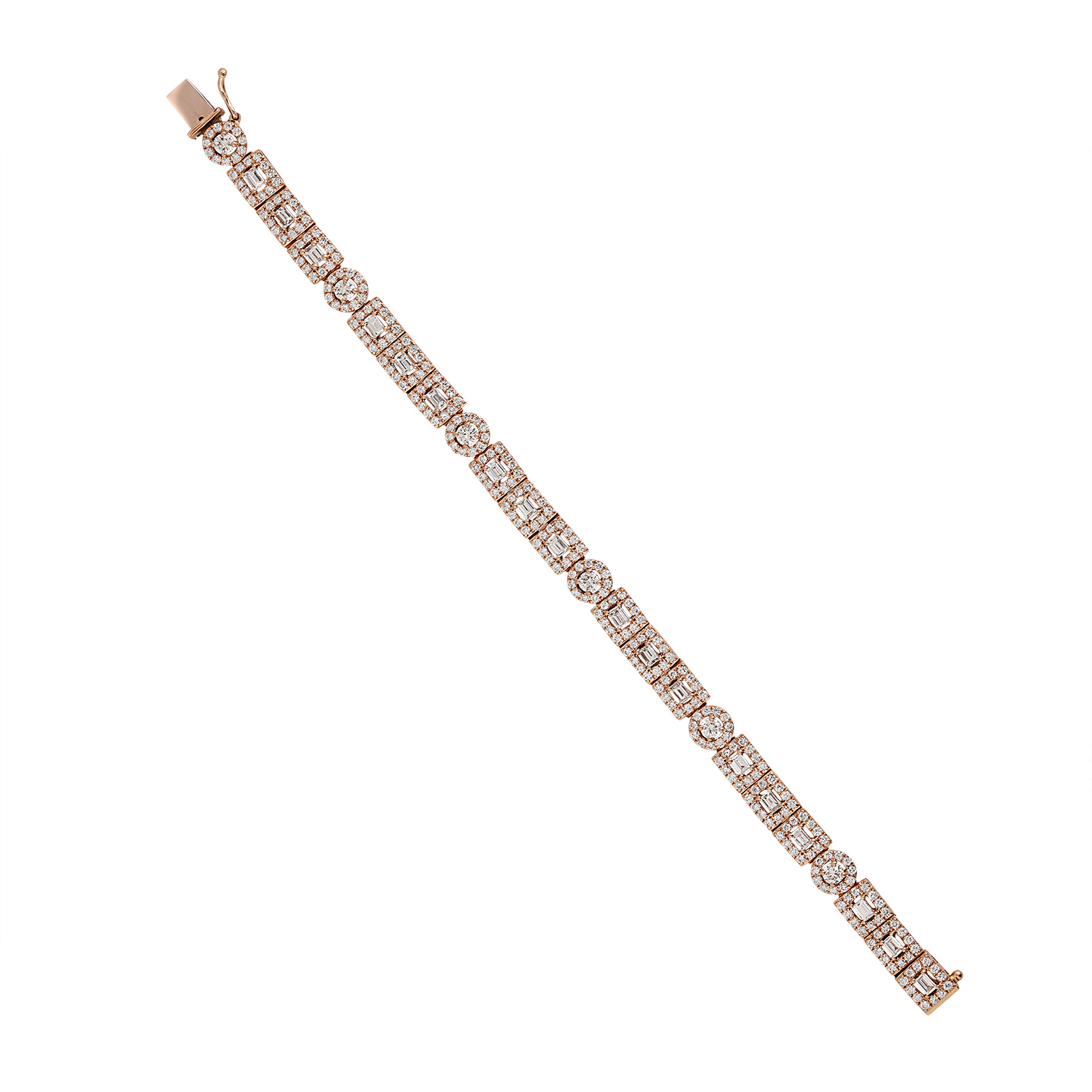 By Bonnie Jewelry | Lab Grown 4ct Round Diamond Tennis Bracelet