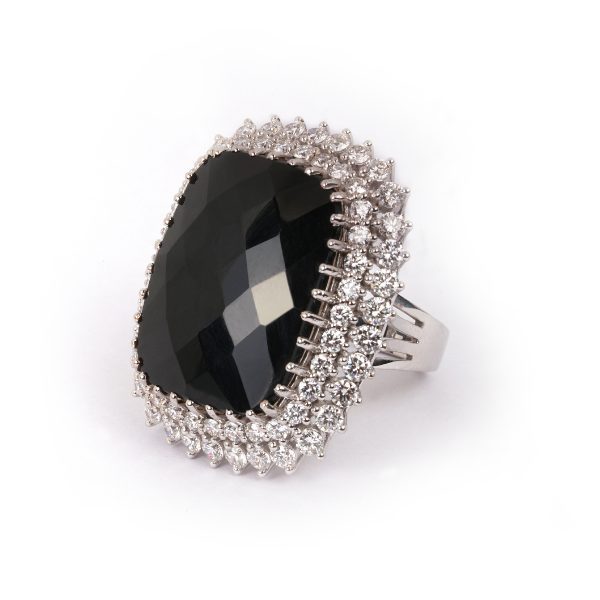 Unveiling The Elegance The Midnight Masjesty Black Onyx Ring